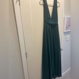 Heavenly hues Forrest green lulu dress